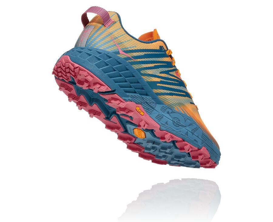 Hoka One One Trailsko Dame - Speedgoat 4 - Blå - 018973KCX